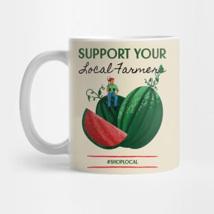 Small Farmer Family Farm Farmers Market Buy Local Mug